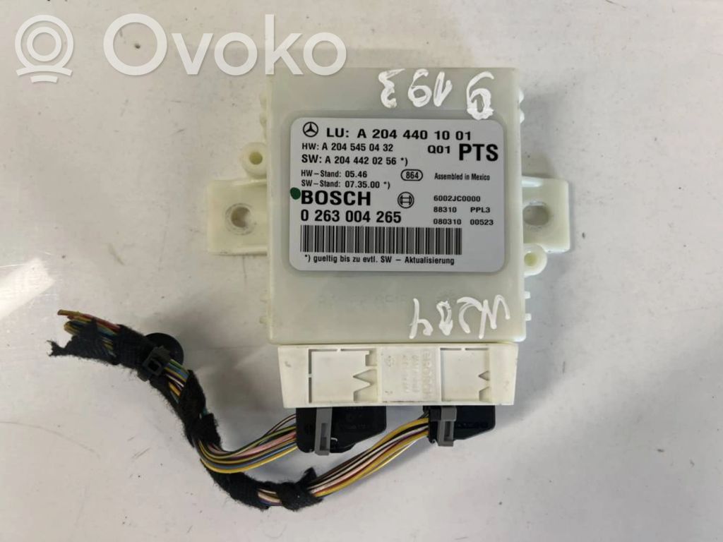 Mercedes-Benz C AMG W204 Unitate/modul de comandă parcare PDC 