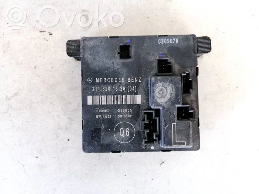 Unité de commande module de porte   2118201526,356805,2118201526,356805