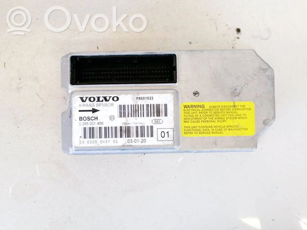 Unidad de control/módulo del Airbag   0285001456,P8651523,0285001456,P8651523