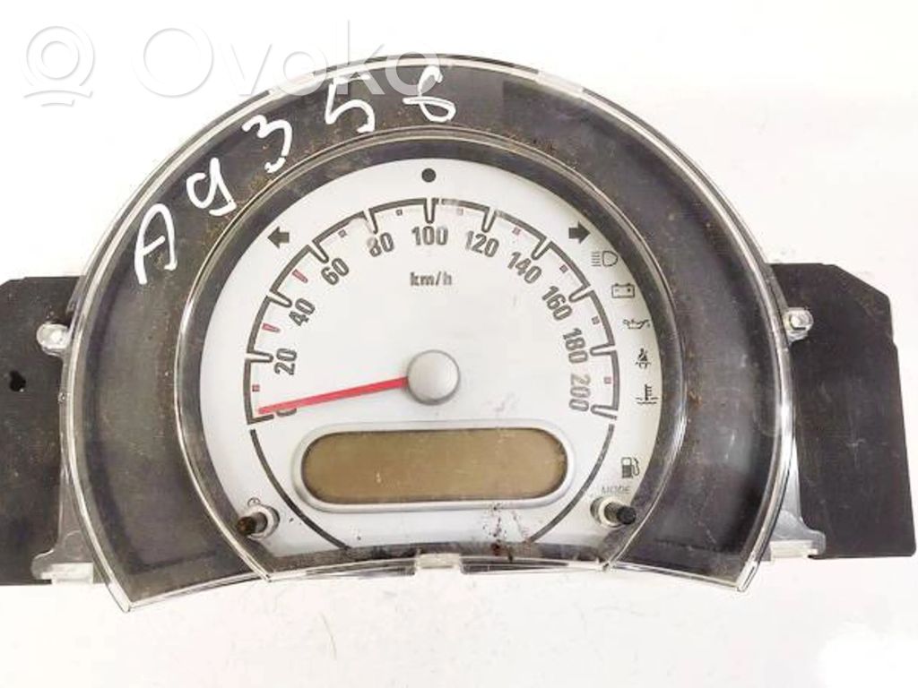 Opel Agila B Geschwindigkeitsmesser Cockpit 