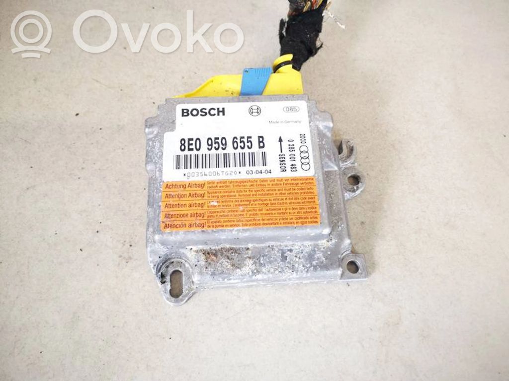 Centralina/modulo airbag   8E0959655B,0285001483,0285001483,8E0959655B