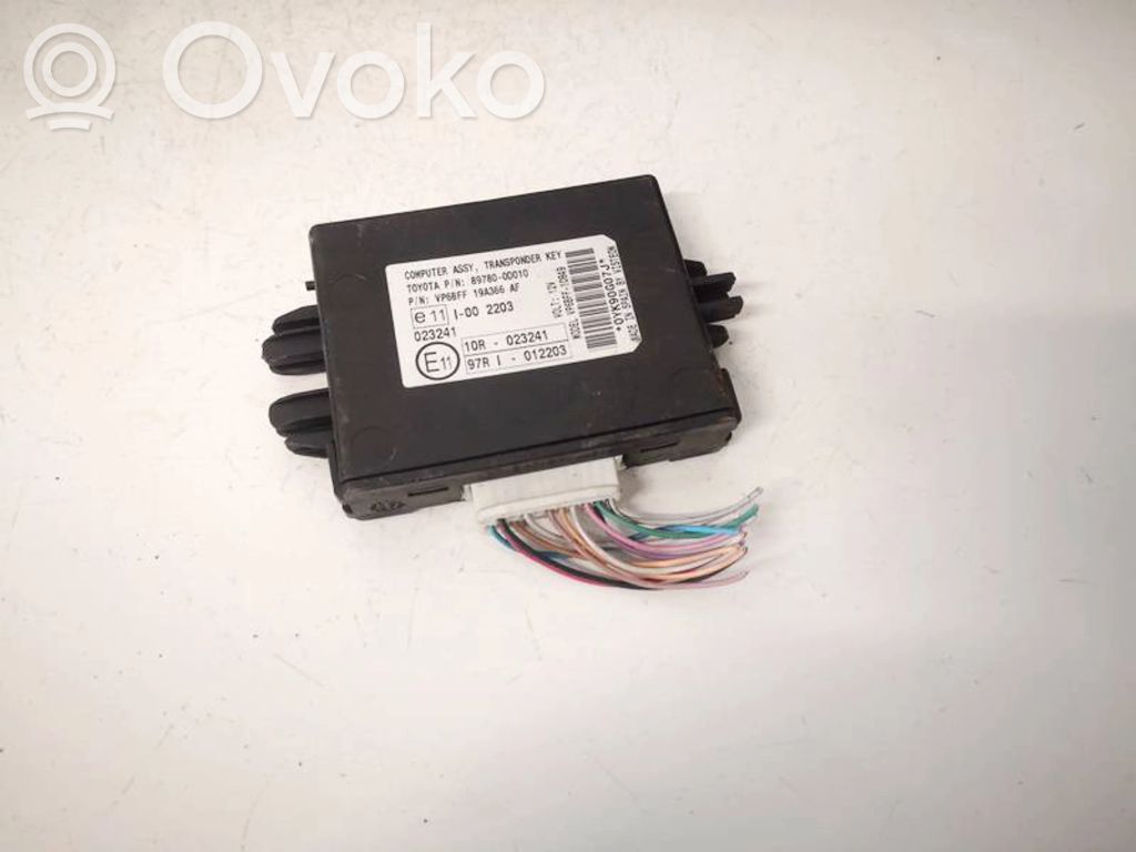 Toyota Yaris Autres unités de commande / modules 