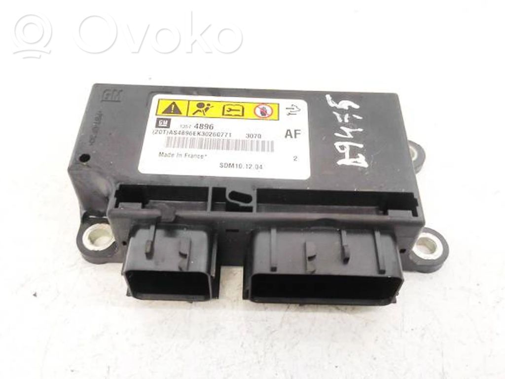 Opel Astra J Unitate/modul de comandă airbaguri 