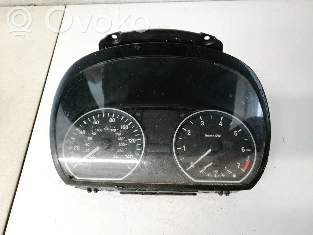 BMW 1 E81 E87 Velocímetro (tablero de instrumentos) 