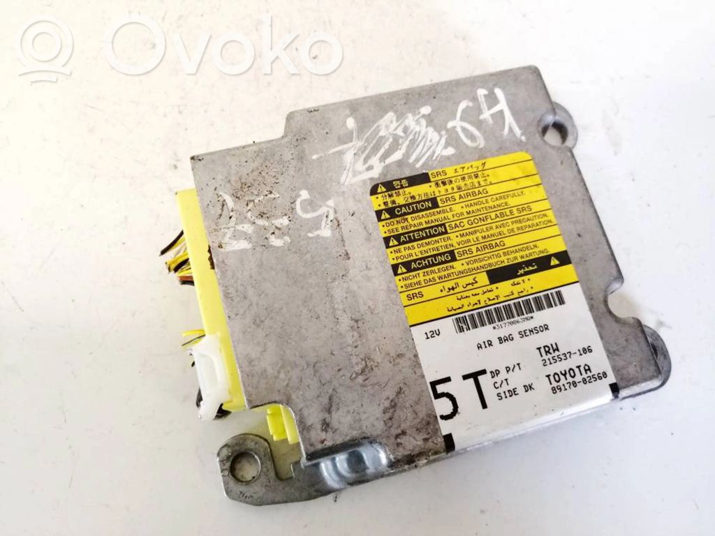 Toyota Auris 150 Unitate/modul de comandă airbaguri 