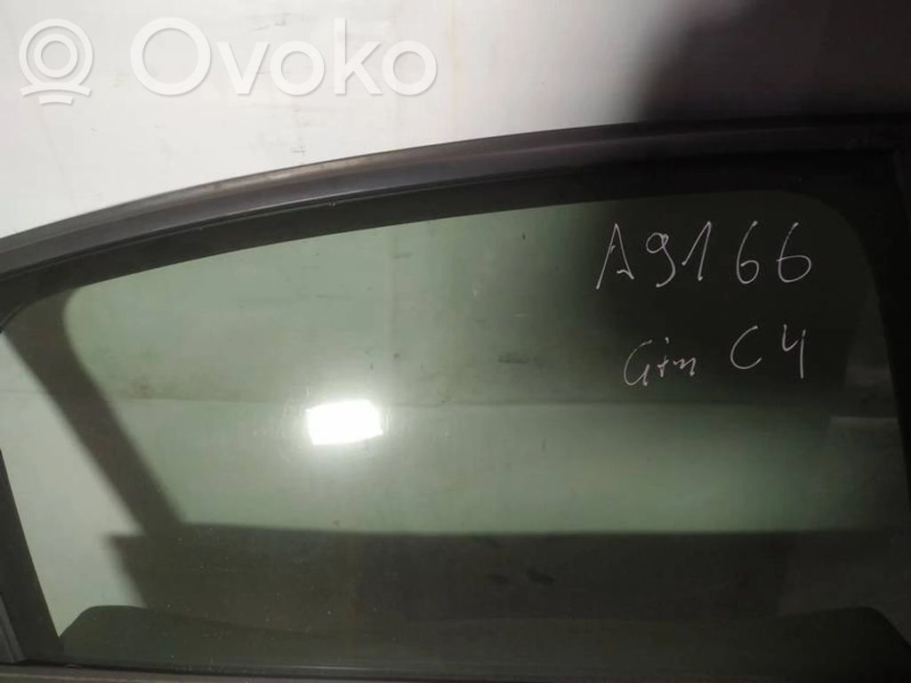 Citroen C4 I Vetro del finestrino della portiera posteriore