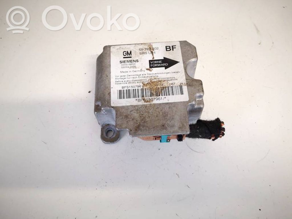 Opel Astra G Centralina/modulo airbag