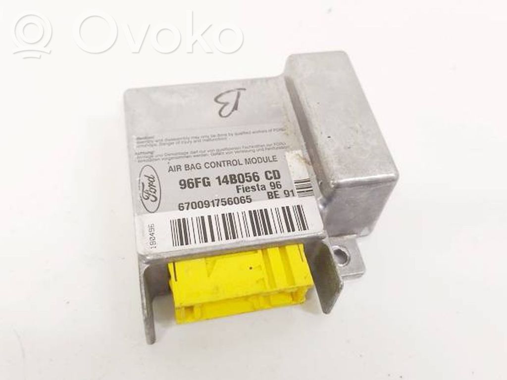 Unidad de control/módulo del Airbag   96FG14B056CD,BE91,96FG14B056CD,BE91