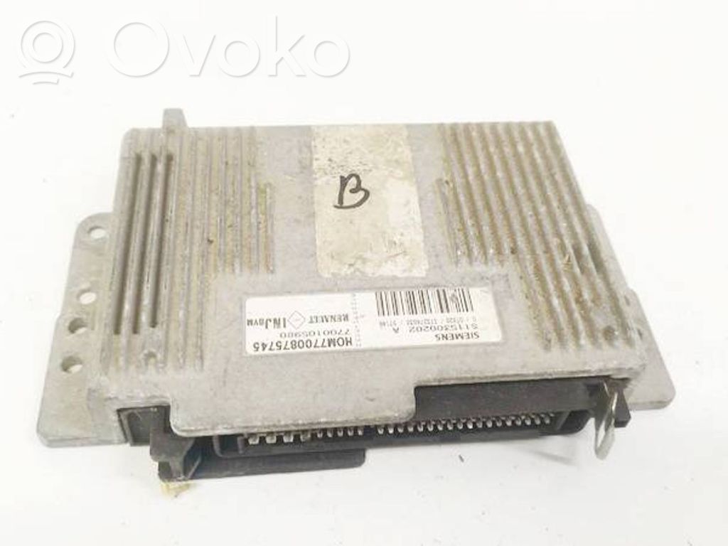 Unidad de control/módulo del motor   7700105980,S115300202A,7700105980,HOM7700875745,S115300202A