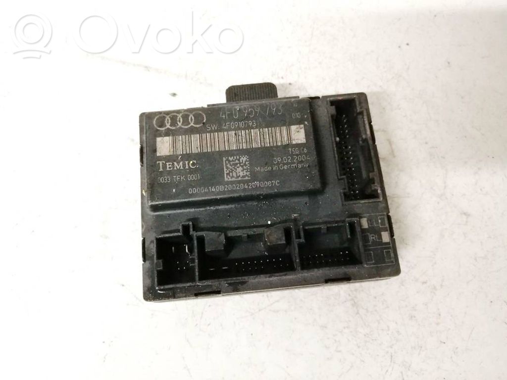 Audi A6 S6 C6 4F Centralina/modulo portiere 