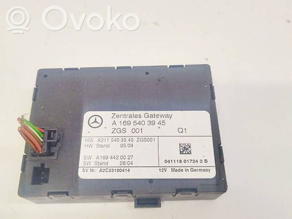 Alte unități/module de control   A1695403945,ZGS001,A1695403945,ZGS001