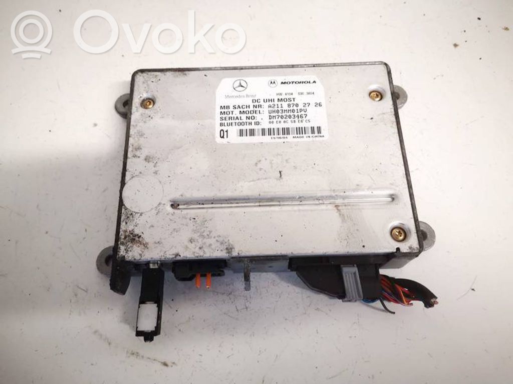 Mercedes-Benz A W169 Moduł / Sterownik Bluetooth 