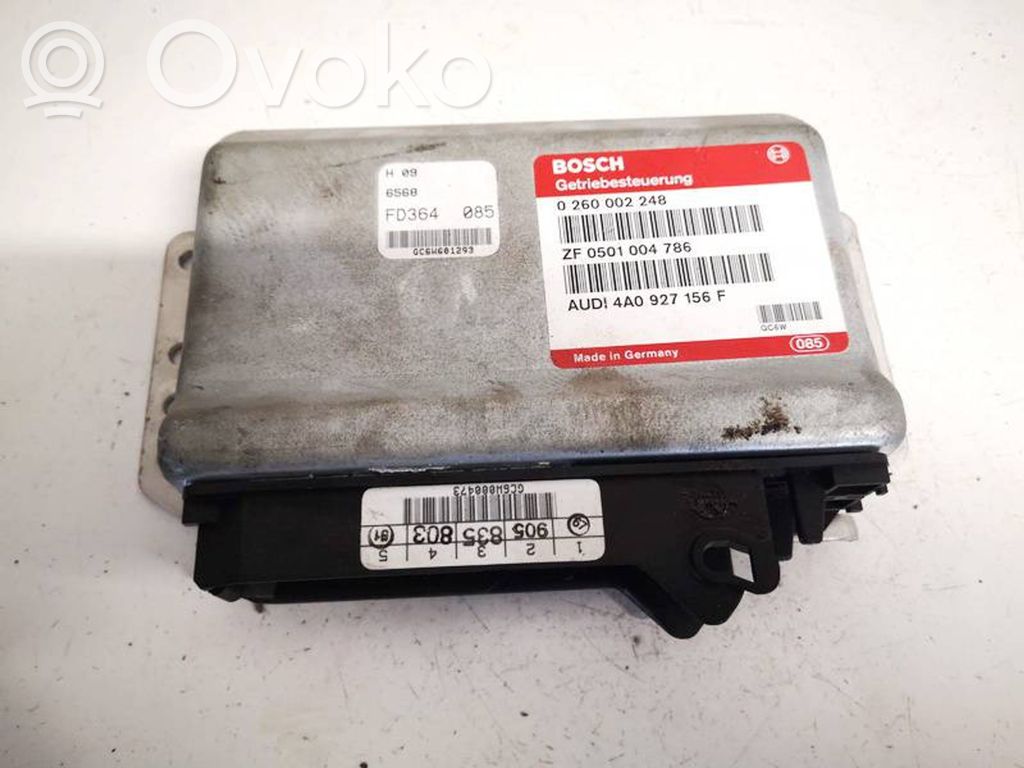 Unitate/modul de control cutie de viteze   4A0927156F,0260002248,0260002248,4A0927156F