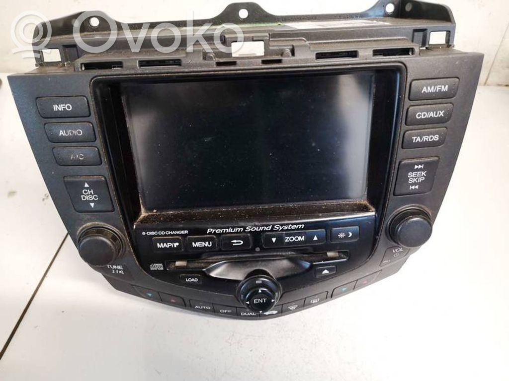 Honda Accord Panel / Radioodtwarzacz CD/DVD/GPS 