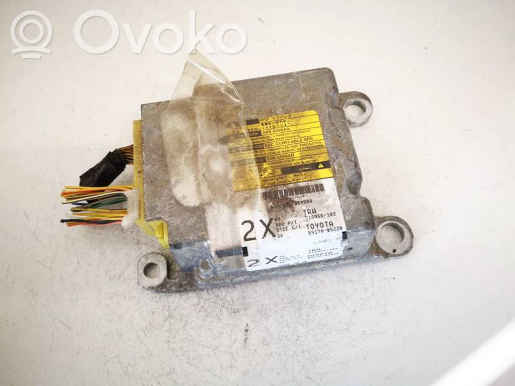 Toyota Avensis T250 Centralina/modulo airbag 