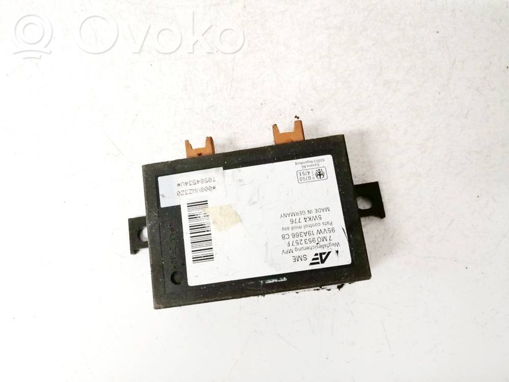 Unité de commande dispositif d'immobilisation   95VW19A366CB,7M0953257F,7M0953257F,95VW19A366CB