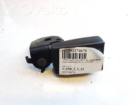 Opel Corsa D Hebilla del cinturón de seguridad trasero 