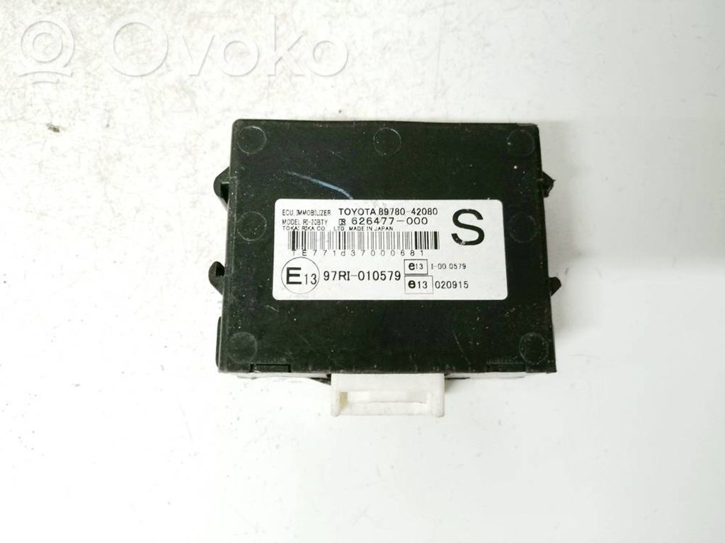 Toyota RAV 4 (XA20) Unitate/modul comandă imobilizator 