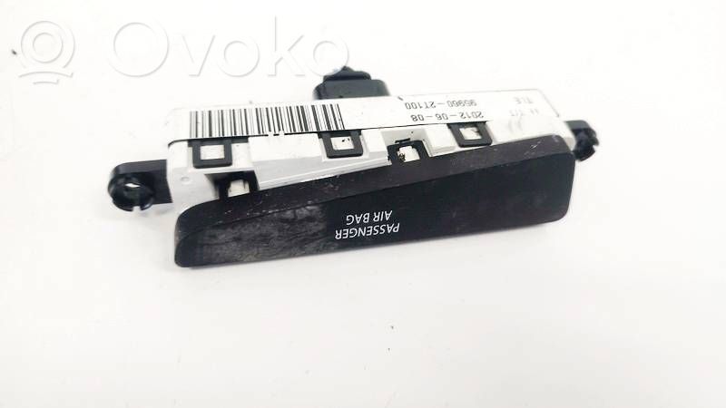 KIA Optima Passenger airbag on/off switch 