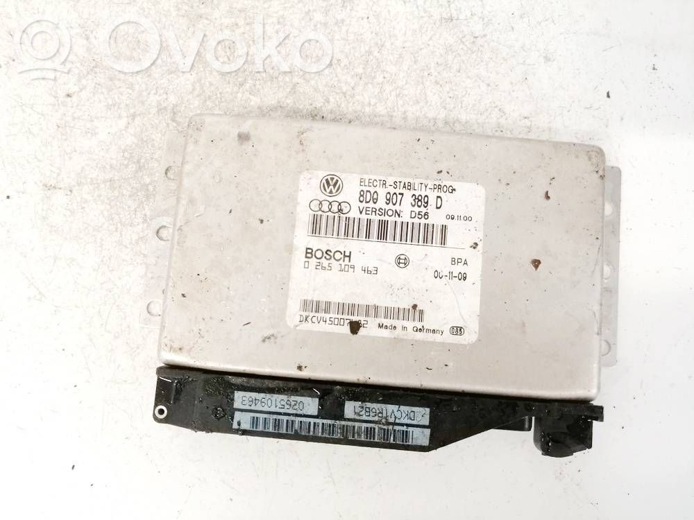 ESP-Steuergerät   8D0907389D,0265109463,0265109463,8D0907389D
