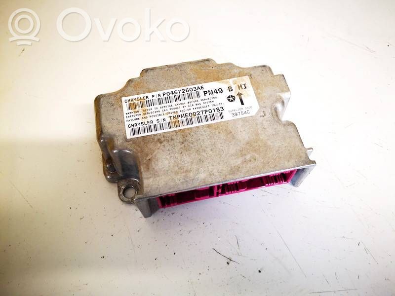 Dodge Caliber Module de contrôle airbag