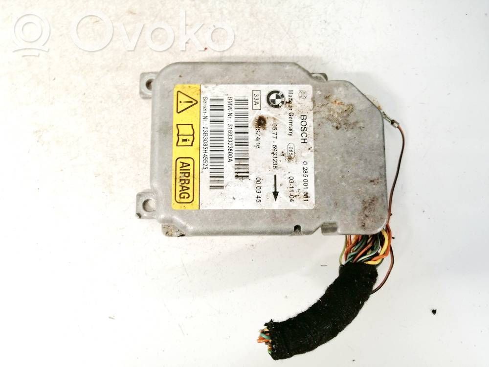 Unitate/modul de comandă airbaguri   65776933238,0285001681,0285001681,65776933238