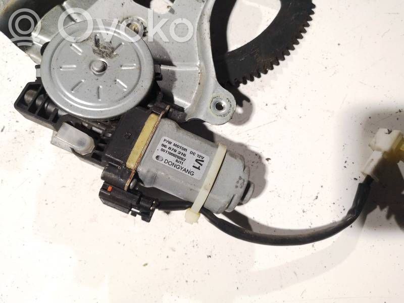 Chevrolet Aveo Silnik regulatora szyby drzwi przednich 