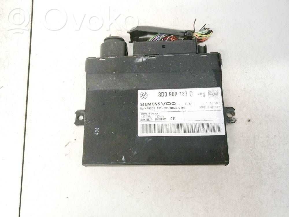 Alte unități/module de control   3D0909137D,5WK48505,3D0909137D,5WK48505