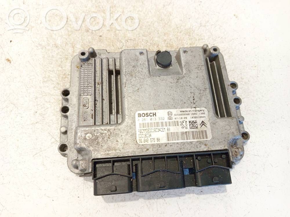 Peugeot 307 Centralina/modulo del motore 