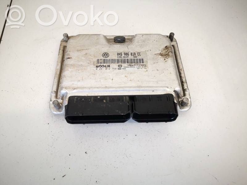 Skoda Roomster (5J) Unitate/modul de control motor 