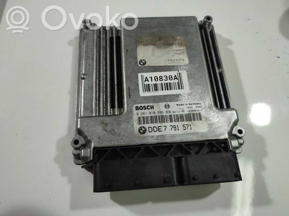 BMW 7 E65 E66 Unidad de control/módulo del motor 