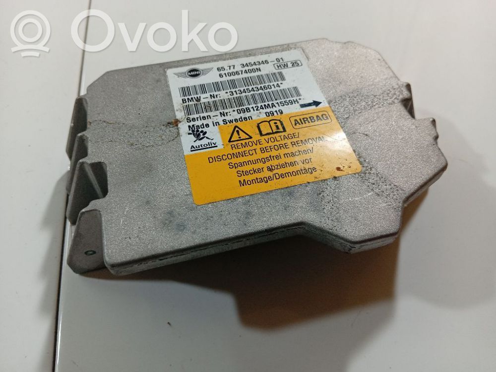 Mini One - Cooper Coupe R56 Sterownik / Moduł Airbag 