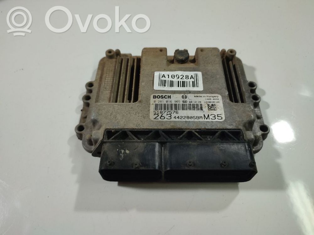Fiat Doblo Sterownik / Moduł ECU 