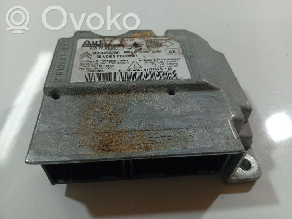 Citroen C4 I Centralina/modulo airbag 