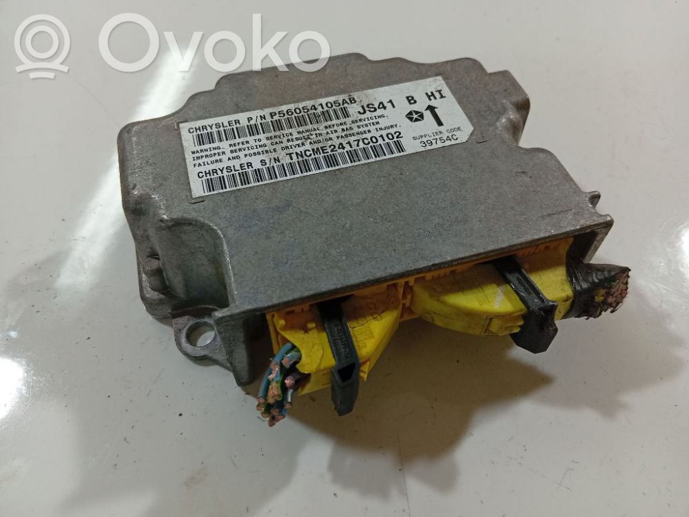 Airbag control unit/module   P56054105AB,39754C,J541BHI,P56054105AB,TNCME2417C0102