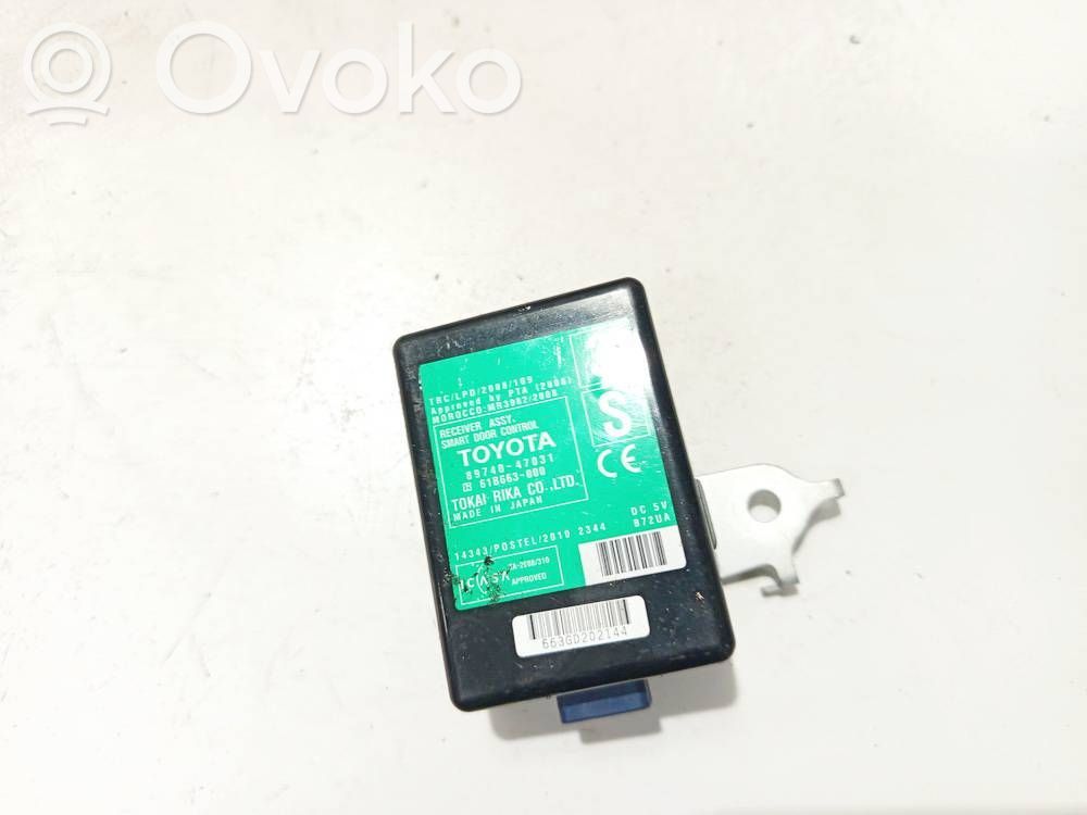 Toyota Prius (XW30) Alte unități/module de control 