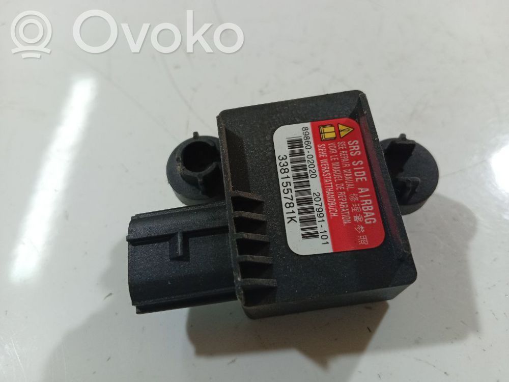 Sensor impacto/accidente para activar Airbag   8986002020,207991101,207991101,338155781K,8986002020,8986002020