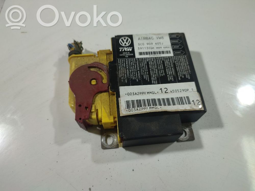 Volkswagen PASSAT B6 Unitate/modul de comandă airbaguri 