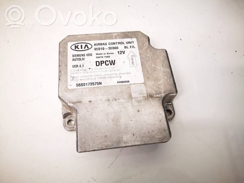 Airbag control unit/module   959103E060,959103E060,5WY67056,959103E060