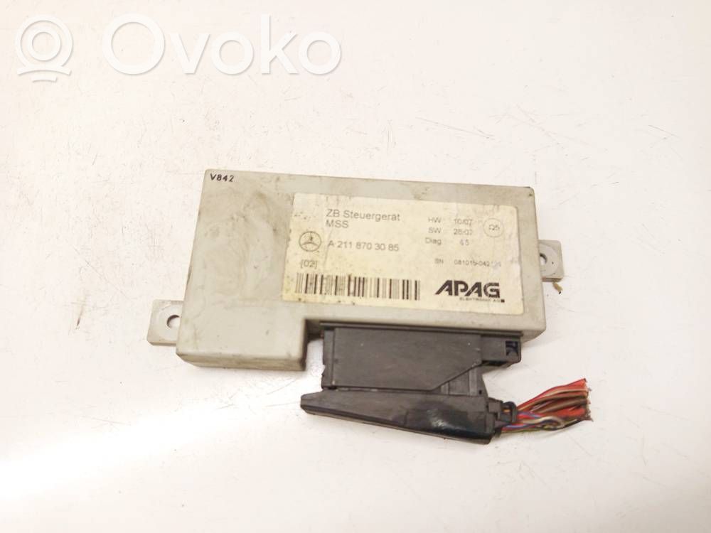 Autres unités de commande / modules   A2118703085,A2118703085