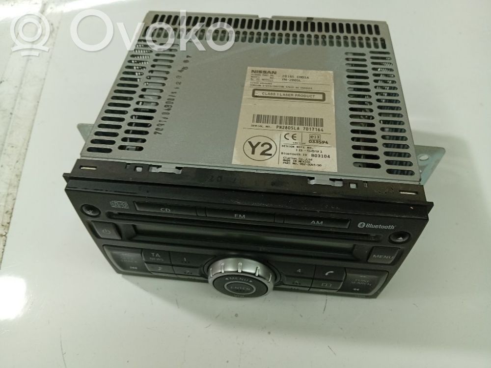 Nissan Tiida C11 Panel / Radioodtwarzacz CD/DVD/GPS 