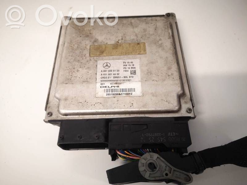 Mercedes-Benz A W176 Unitate/modul de control motor 