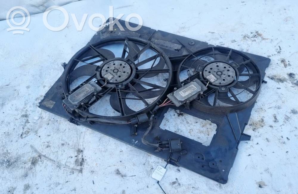 Volkswagen Touareg I Convogliatore ventilatore raffreddamento del radiatore 