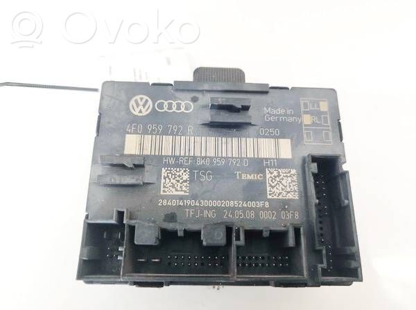 Unité de commande module de porte   4F0959792R,4F0959792R,4F0959792R,8K0959792D