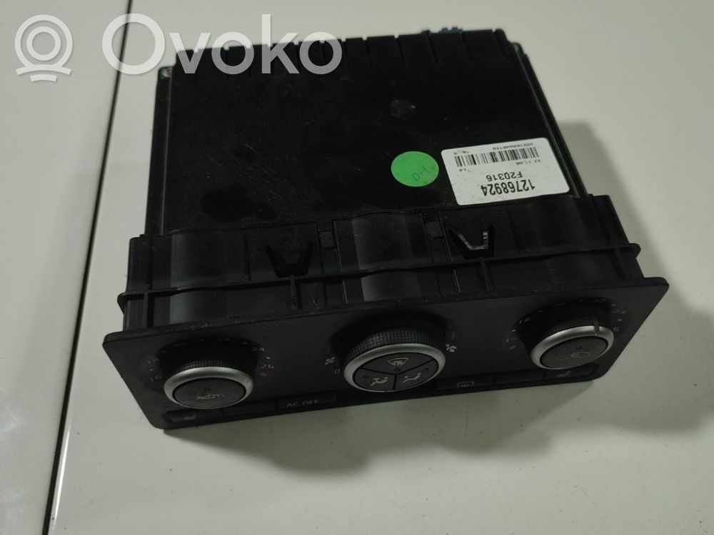 Unitate control climatizare   12768924,12768924,F20316