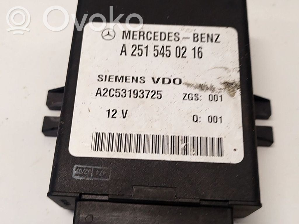 Mercedes-Benz R W251 Autres unités de commande / modules
