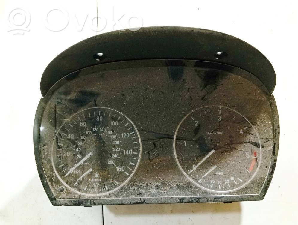 BMW 3 E90 E91 Speedometer (instrument cluster) 