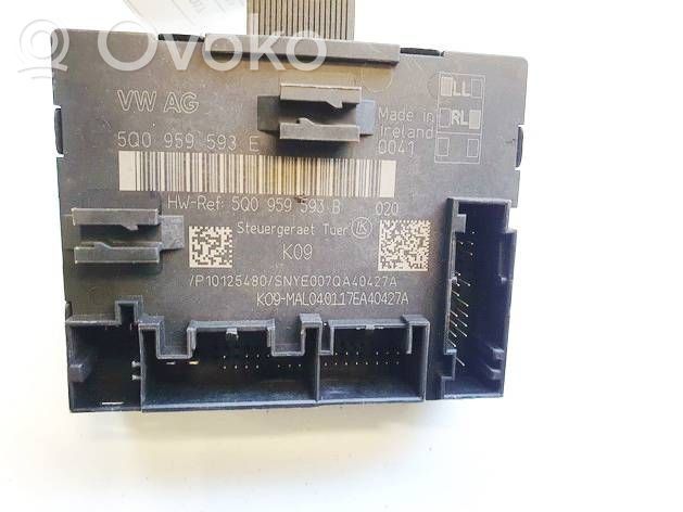 Unité de commande module de porte   5Q0959593B,5Q0959593B,5Q0959593B,5Q0959593E