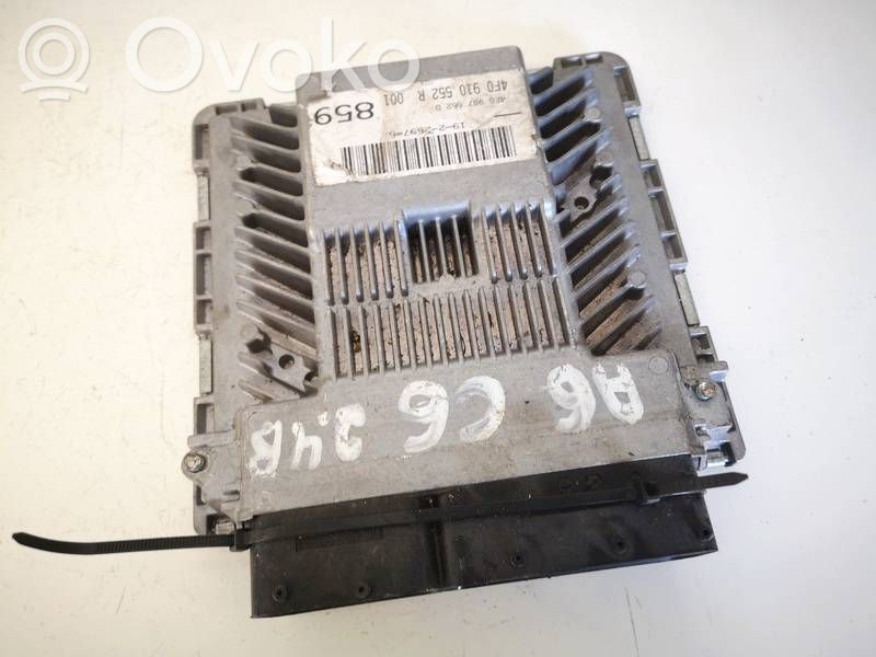 Engine control unit/module   4F0910552R,4F0910552R,4F0907552D,4F0907552D5WP45304,4F0910552R,4F0910552R001,5WP4530406,RBGSME0394