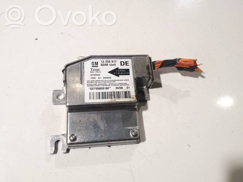 Centralina/modulo airbag   13259917,13259917,13259917DE,327963935